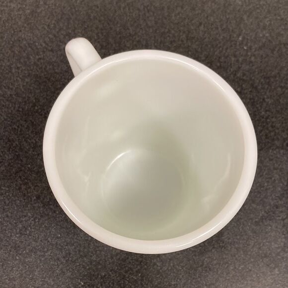 Pyrex Woodland 1410 Milk Glass D Handle Replacement Coffee Cup - Picture 5 of 10